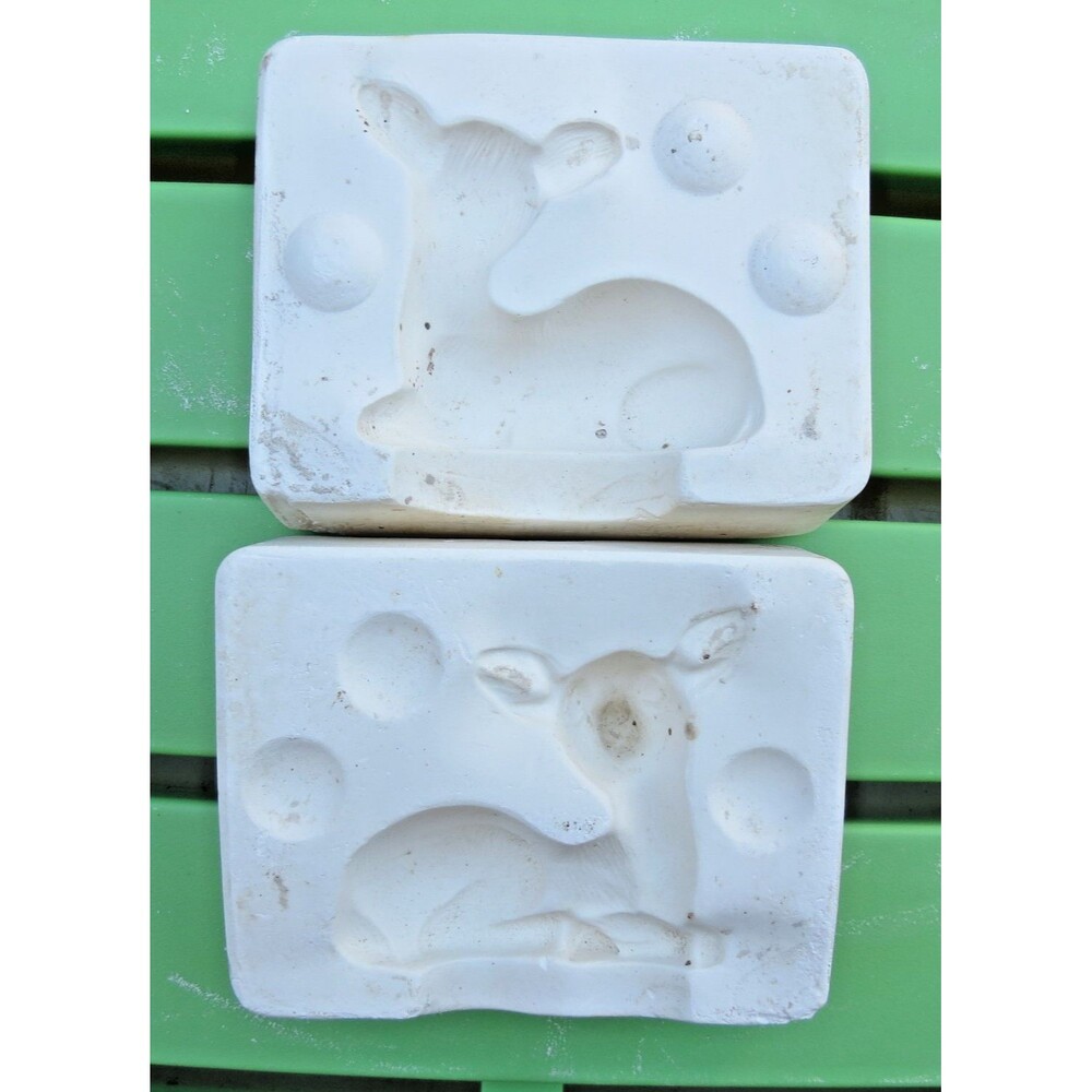 Kimple Vintage Small Deer Slip Mold Ez Pour #48
